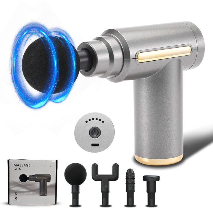 Professional Portable Mini Cordless Fitness Handheld Massager Deep Tissue Muscle Percussion Physical Therapy Body Fascial Gun